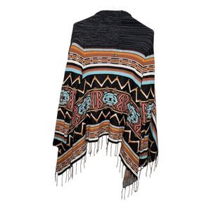 Billabong Dream Chaser Cardigan Sweater Boho Western Aztec Fringe Hem Medium